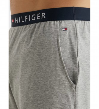 Tommy Hilfiger Pantaln Corto Punto con Logo gris