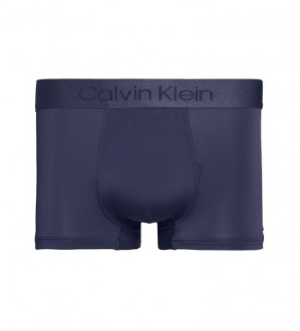 Calvin Klein Niebieskie szorty z niskim stanem CK Black