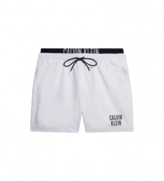 Calvin Klein Intense Power White Double Waist Short Swimsuit