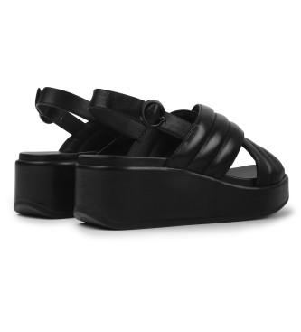 Camper Skórzane sandały Misia czarne -Wysokość: 5,7 cm