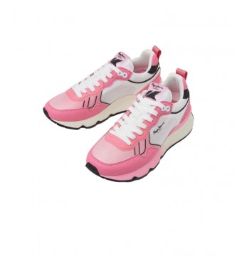 Pepe Jeans Brit Pro Neon Combination Sneakers Pink