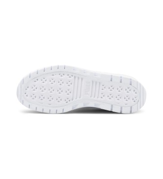 Puma Mayze Wedge Leather Sneakers white