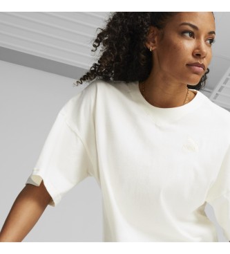 Puma T-shirt de grandes dimenses branca