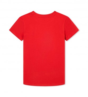 Pepe Jeans T-shirt Tria vermelha