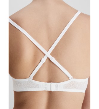 Calvin Klein Soutien-gorge Demi Sheer Marquisette blanc