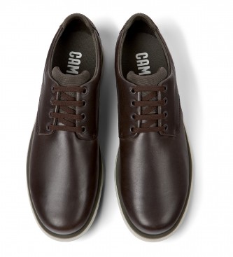 Camper Smith dark brown leather shoes