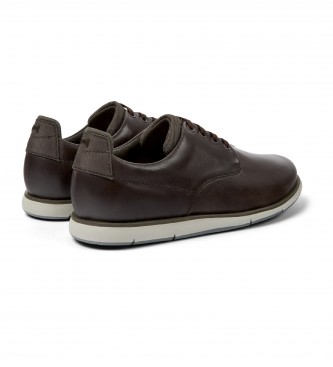 Camper Smith dark brown leather shoes