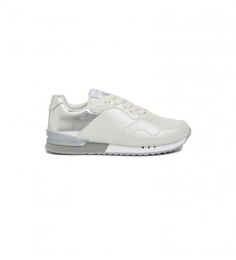 Pepe Jeans London Part Combination Sneakers white