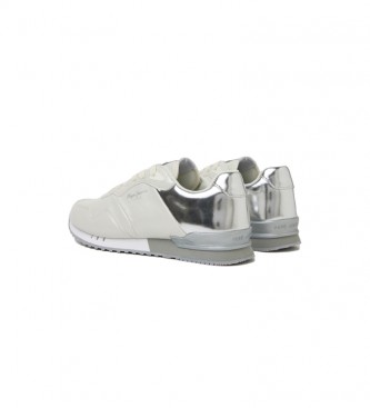 Pepe Jeans London Part Combination Sneakers white