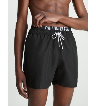 Calvin Klein Intense Power Zwart Dubbele Taille Kort Intense Power Zwart