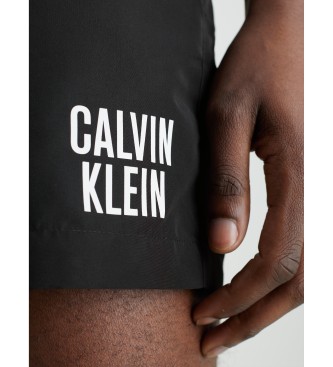 Calvin Klein Intense Power Svart Dubbel midja Kort Kort Intense Power Svart