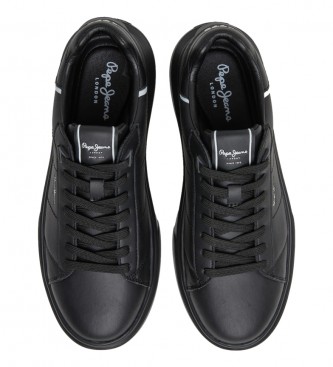 Pepe Jeans Eaton Basic Leather Sneakers preto