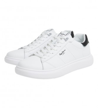 Pepe Jeans Eaton Basic Leather Sneakers white