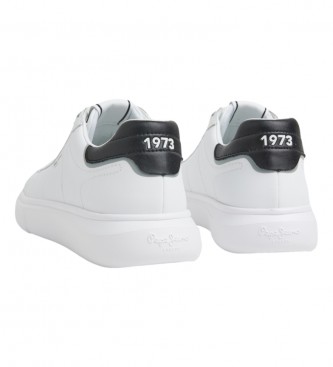 Pepe Jeans Eaton Basic Leather Sneakers white