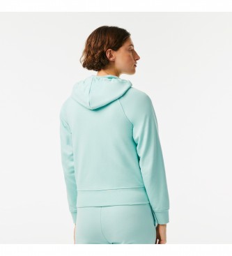 Lacoste Blue eco-friendly fleece sweatshirt