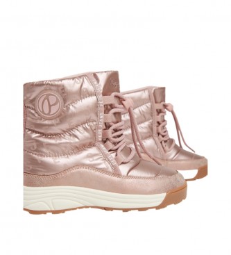 Pepe Jeans Jarvis Trace pink ankle boots