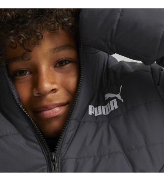 Puma Essentials vatteret jakke sort - butik med fodtøj, mode og tilbehør - bedste mærker i sko og designersko