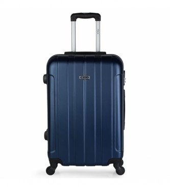 ITACA 4-Rad-Hartschalenkoffer-Set 771100 navy -55x37x20cm