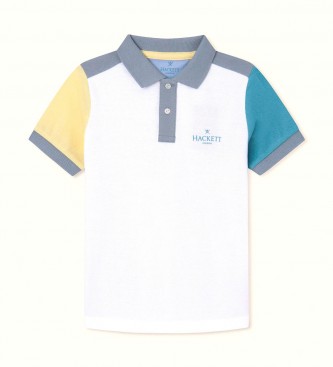 Hackett London Poloshirt Color Block mehrfarbig