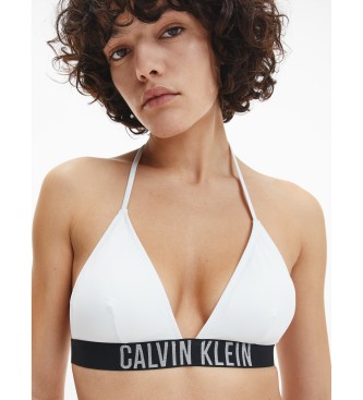 Calvin Klein Top de Bikini Triangle RP blanco