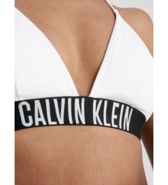 Calvin Klein Top de Bikini Triangle RP blanco