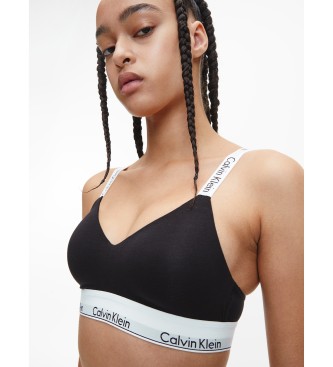 Calvin Klein Soutien de algodo moderno preto