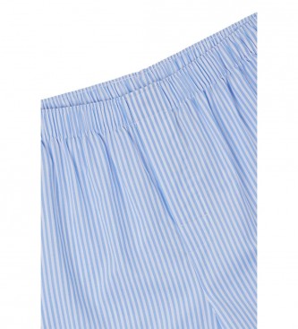 BOSS Stripe pants blue