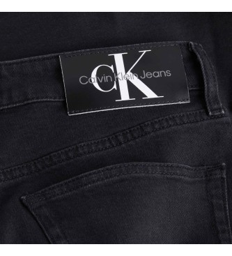 Calvin Klein Jeans Jean Slim svart