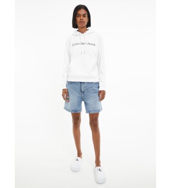 Calvin Klein Jeans felpa bianca con logo