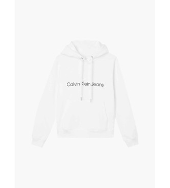 Calvin Klein Jeans Sudadera Logo blanco