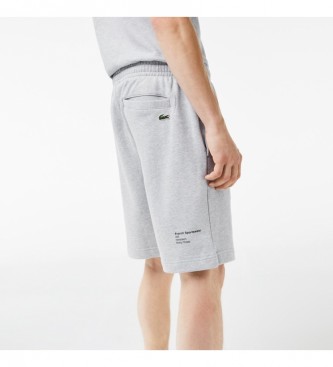 Lacoste Pantaloncini grigi dalla vestibilit regolare