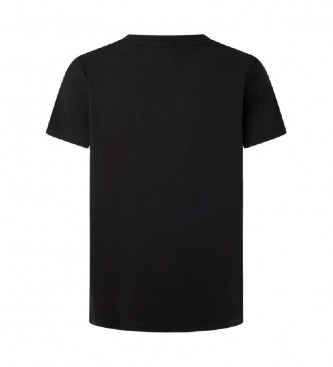Pepe Jeans Effen T-shirt zwart