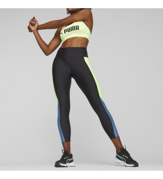Puma Fitde high-waisted training leggings black, green