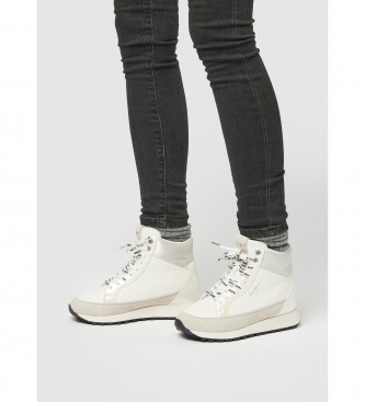 Pepe Jeans Dean Moll Leren Sneakers Wit