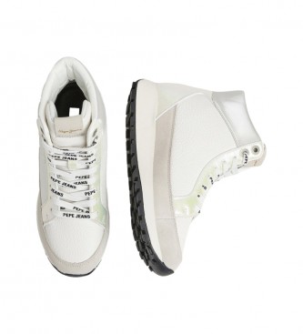 Pepe Jeans Dean Moll Leather Sneakers white