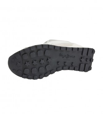 Pepe Jeans Dean Moll Leren Sneakers Wit