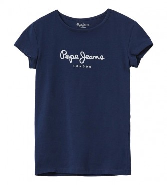 Pepe Jeans Hana Glitzer-T-Shirt navy