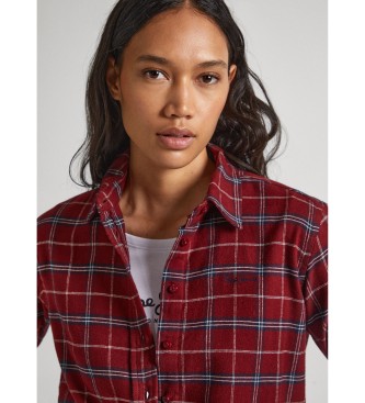 Pepe Jeans Kamila bordeaux shirt