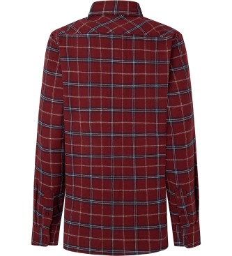 Pepe Jeans Camisa Kamila cor de vinho