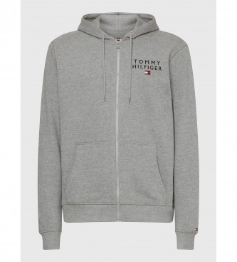 Tommy Hilfiger Hooded Sweatshirt with Logo grey