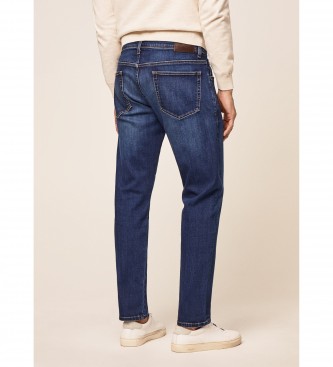 Hackett London Jeans Poweflet Fit Slim niebieski
