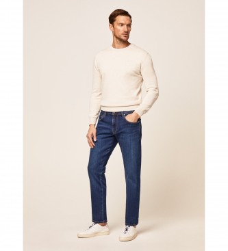 Hackett London Jeans Poweflet Fit Slim niebieski