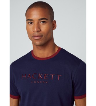 Hackett London T-shirt classica blu navy Heritage