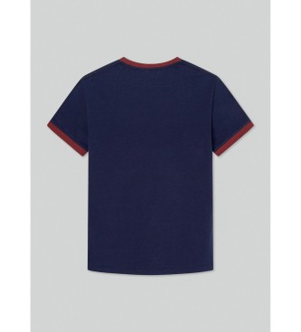 Hackett London T-shirt classica blu navy Heritage