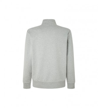 Hackett Sudadera Essential cremallera gris