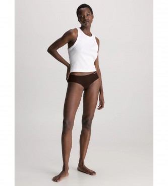 Calvin Klein Paquet de 5 Culottes Hipster Invisibles marron, beige, nude