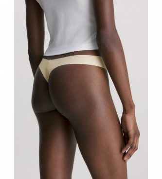 Calvin Klein Pack 5 Tanga invisibili marrone, beige, nude