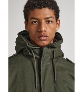 Pepe Jeans Parka verde Bowie