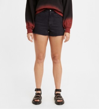 Levi's KRÓTKIE CZARNE KLATKI PIERSIOWEJ