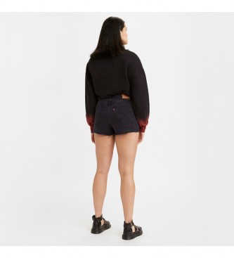 Levi's KRÓTKIE CZARNE KLATKI PIERSIOWEJ